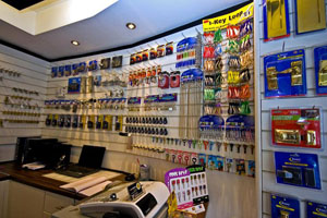 Inside We Are Locksmiths Shop in Southampton